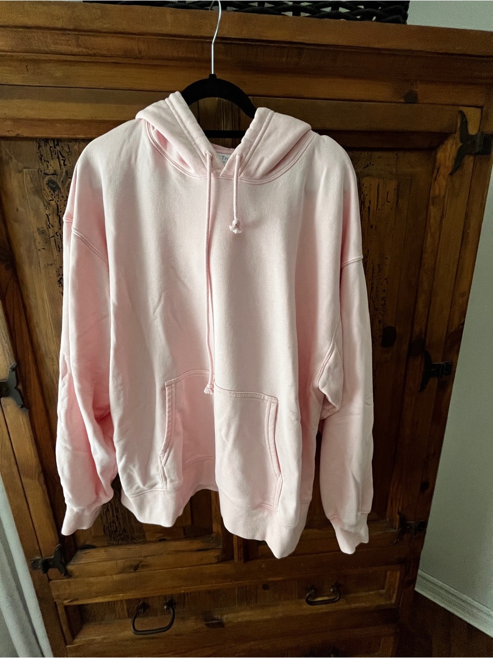 TNA Women's Light Pink Pullover Hoodie